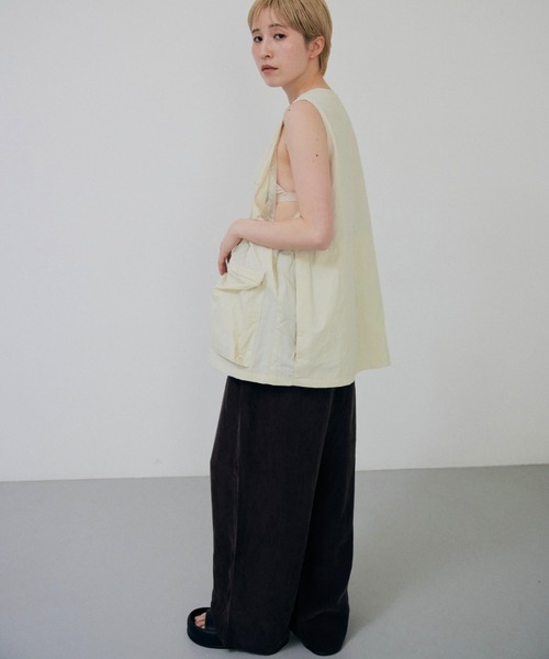 lit（リット）の「Cupra Easy Pants（その他パンツ・レディース・ネイビー/ブラウン・FREE）」の13枚目の写真