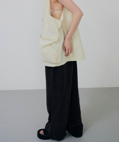 lit（リット）の「Cupra Easy Pants（その他パンツ・レディース・ネイビー/ブラウン・FREE）」の22枚目の写真