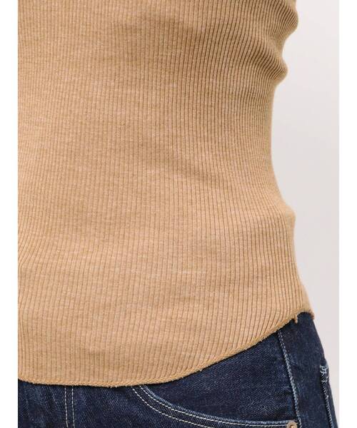 Htage（テージ）の「【Htage】palm別注バックオープンロングスリーブTee（Tシャツ/カットソー・レディース・アイボリー/キャメル・SMALL/MEDIUM）」の15枚目の写真