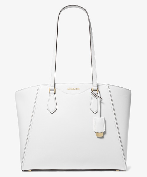 MICHAEL KORS(マイケルコース)の「TARYN レザー トート ラージ(トートバッグ・レディース・ホワイト系・FREE)」の1枚目の写真
