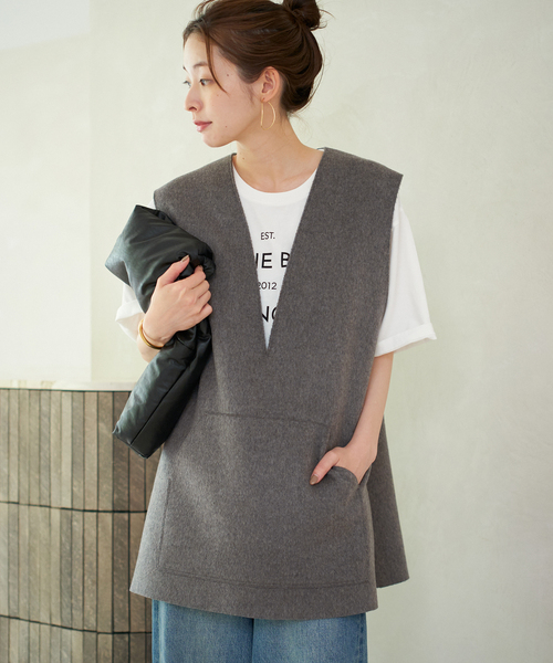 Plage WO オーバーベスト　美品 追加》WO オーバーベスト（ベスト）｜Plage（プラージュ）の