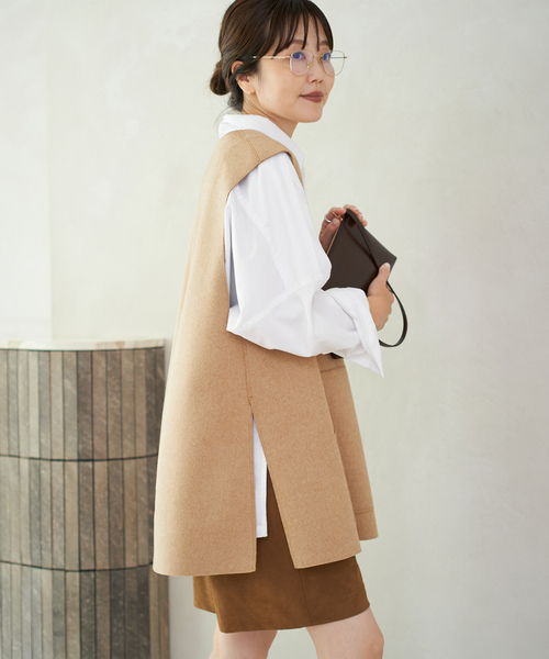 plage W O オーバーベスト 追加》WO オーバーベスト（ベスト）｜Plage（プラージュ）の通販