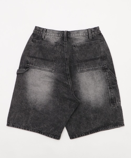 WEGO（ウィゴー）の「WEGO/ダブルニーダメージデニムショーツ（デニムパンツ・メンズ・コバルトブルー/ブラック系3・MEDIUM/LARGE）」の15枚目の写真