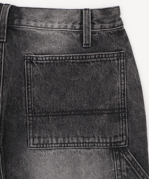 WEGO（ウィゴー）の「WEGO/ダブルニーダメージデニムショーツ（デニムパンツ・メンズ・コバルトブルー/ブラック系3・MEDIUM/LARGE）」の3枚目の写真