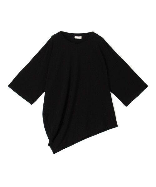 tシャツ TOMORROWLAND .B コットンテンセル アシンメトリックTシャツ レディース TOMORROWLAND .B コットンテンセル アシンメトリックTシャツ（T