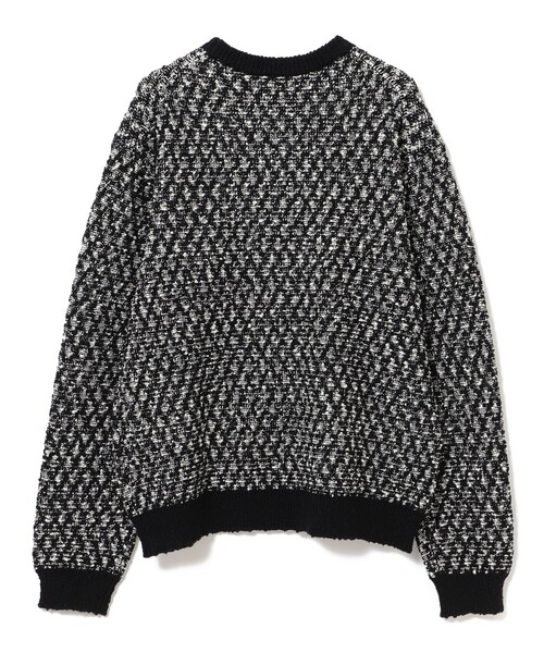 BEAMS(ビームス)の「5ゲージ ツイーディー クルーネック ニット(ニット/セーター・メンズ・ブラック/ブラウン・S/M/L/XL)」の5枚目の写真