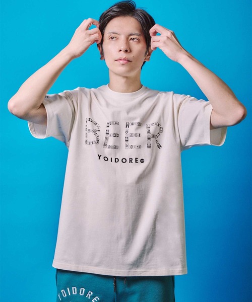 JACKROSE(ジャックローズ)の「YOIDORE 酔っ払いフラワーTEE(Tシャツ/カットソー・メンズ・ホワイト/ブラック・M/XL/L)」の3枚目の写真