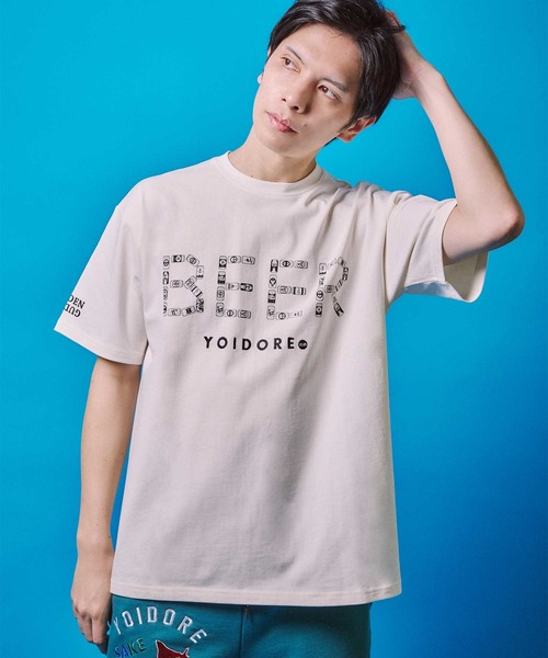 JACKROSE(ジャックローズ)の「YOIDORE 酔っ払いフラワーTEE(Tシャツ/カットソー・メンズ・ホワイト/ブラック・M/XL/L)」の4枚目の写真