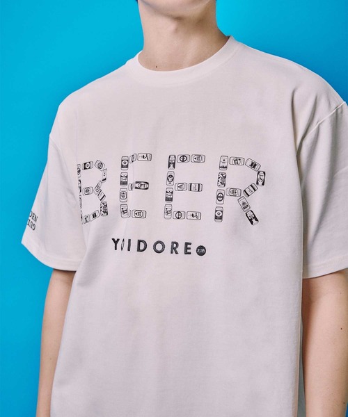 JACKROSE(ジャックローズ)の「YOIDORE 酔っ払いフラワーTEE(Tシャツ/カットソー・メンズ・ホワイト/ブラック・M/XL/L)」の6枚目の写真