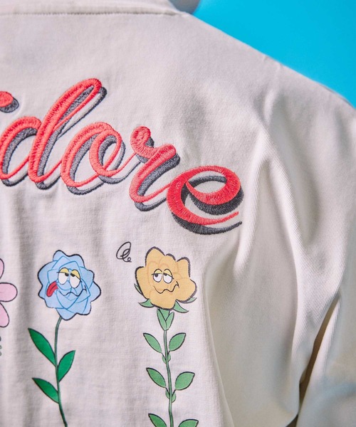 JACKROSE(ジャックローズ)の「YOIDORE 酔っ払いフラワーTEE(Tシャツ/カットソー・メンズ・ホワイト/ブラック・M/XL/L)」の14枚目の写真