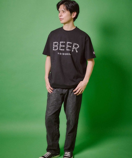 JACKROSE(ジャックローズ)の「YOIDORE 酔っ払いフラワーTEE(Tシャツ/カットソー・メンズ・ホワイト/ブラック・M/XL/L)」の22枚目の写真