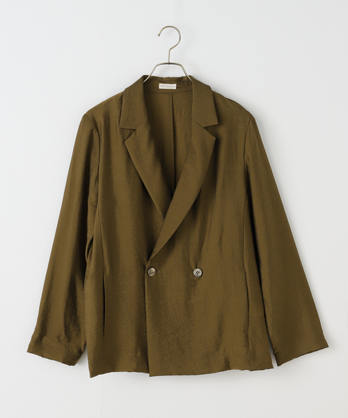 ジャケット テーラードジャケット、Pinko ピンコー セール】 ピンヘッドストレッチ ダブルブレストジャケット