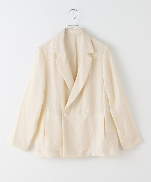 ❣️未使用IENA扱いPROTAGONISTA/プロタゴニスタ stole リネン IENA（イエナ）の「PROTAGONISTA/プロタゴニスタ ジャケット PNTJK-14B