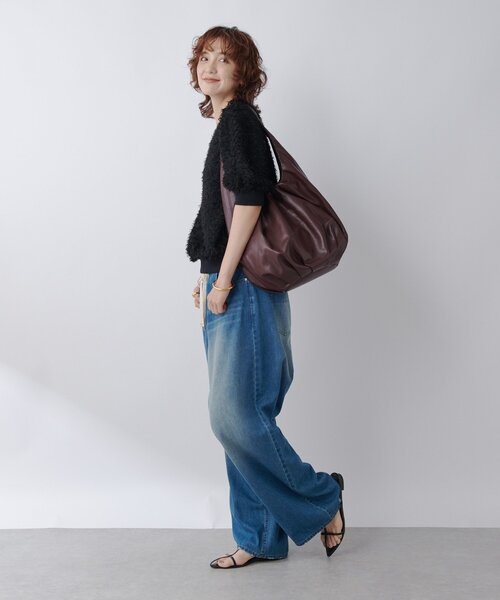 RIVE DROITE（リヴドロワ）の「【収納力◎】ギャザーショルダーバッグ（ショルダーバッグ・レディース・ブラック/ダークブラウン・FREE）」の22枚目の写真