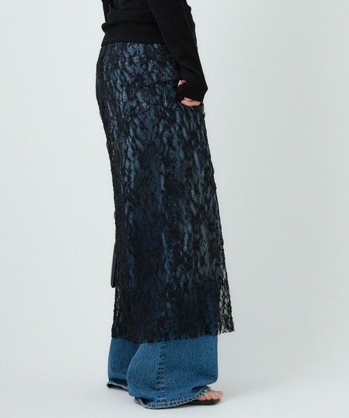 Chaos　完売　グラスレーススカート　ブラック Chaos｜グラスレーススカート | Rakuten Fashion(楽天ファッション／旧