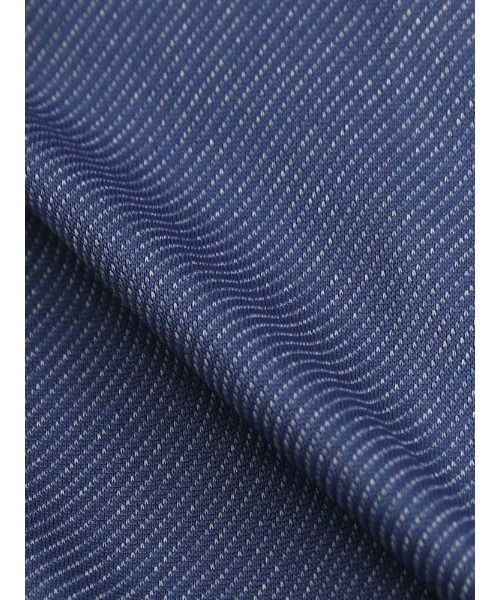 HARUYAMA(ハルヤマ)の「【完全ノーアイロン】 デニム調 ワイシャツ ボタンダウン 長袖 アイシャツ i-shirt(ビジネスシャツ・メンズ・ネイビー/ブルー/ブルー系その他・首回り41cm-裄丈84cm/首回り39cm-裄丈82cm/首回り38cm-裄丈80cm/首回り43cm-裄丈86cm)」の7枚目の写真