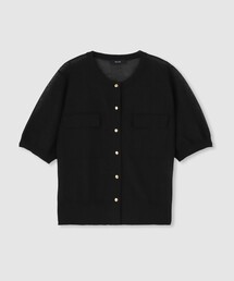 スパークシアー半袖カーディガン