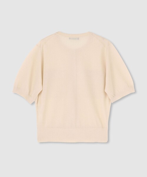 allureville(アルアバイル)の「スパークシアー半袖カーディガン(カーディガン/ボレロ・レディース・ゴールド/ブラック/ライトベージュ・2)」の4枚目の写真
