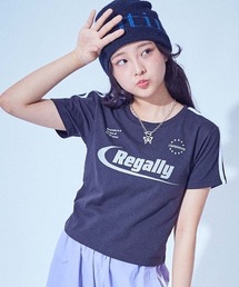 chum by devirock（チュムバイデビロック）の「【chum】UVカット えらべるプリント クロップド丈 半袖Tシャツ（Tシャツ/カットソー）」