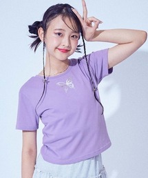 chum by devirock（チュムバイデビロック）の「【chum】UVカット えらべるプリント クロップド丈 半袖Tシャツ（Tシャツ/カットソー）」