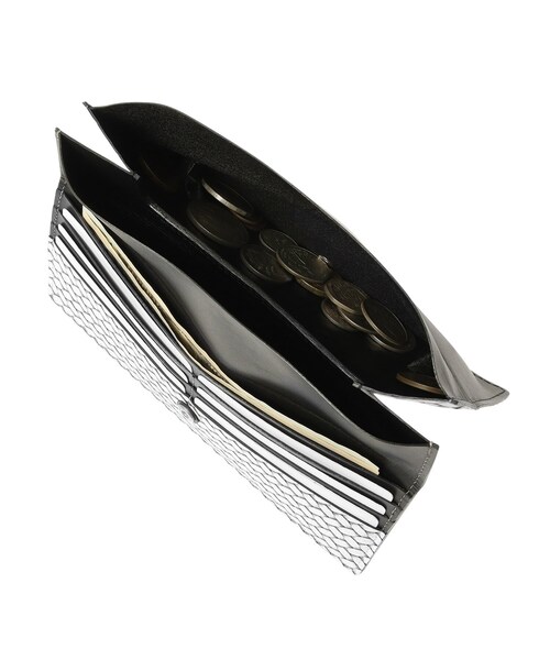 HIROKO HAYASHI(ヒロコハヤシ)の「OTTICA(オッティカ)長財布スリム(財布・レディース・グレー/アイボリー・00)」の12枚目の写真