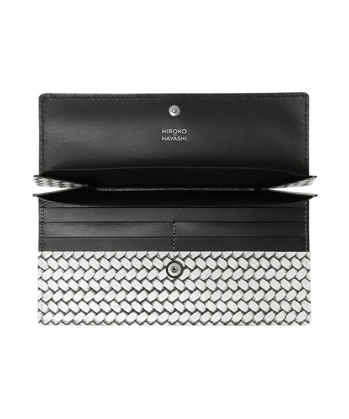 HIROKO HAYASHI(ヒロコハヤシ)の「OTTICA(オッティカ)長財布スリム(財布・レディース・グレー/アイボリー・00)」の17枚目の写真