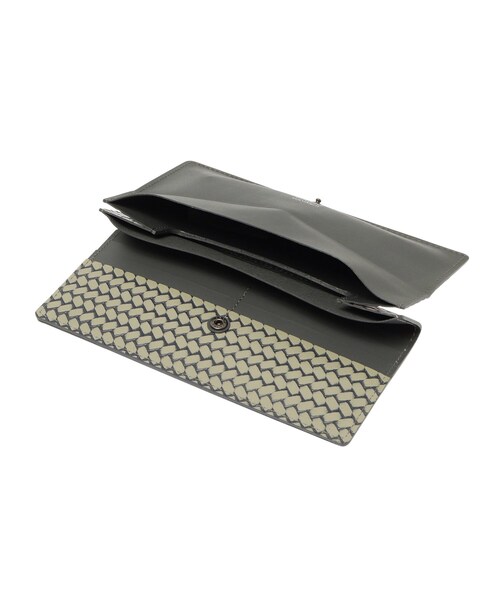 HIROKO HAYASHI(ヒロコハヤシ)の「OTTICA(オッティカ)長財布スリム(財布・レディース・グレー/アイボリー・00)」の21枚目の写真