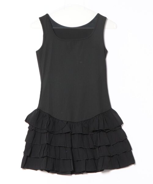 Ritzy(リッツィー)の「キャミソール風 フリル付きワンピース(ワンピース・レディース・ホワイト/ブラック・L/M)」の5枚目の写真