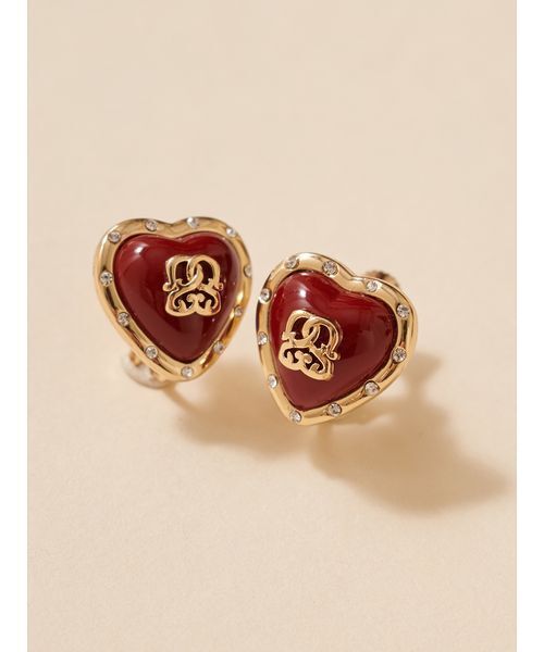SNIDEL（スナイデル）の「プランプハートイヤリング（イヤリング・レディース・レッド/シルバー/ブラック・F）」の3枚目の写真