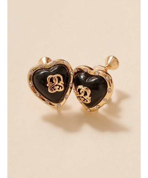 SNIDEL（スナイデル）の「プランプハートイヤリング（イヤリング・レディース・レッド/シルバー/ブラック・F）」の2枚目の写真