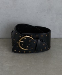 RAY CASSIN | スタッズ付デカバックルベルト(ベルト)