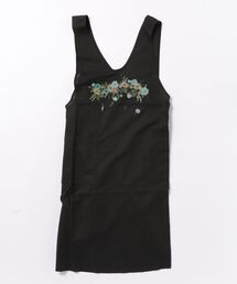 SUPER HAKKA（スーパーハッカ）の「ガーデンフラワー刺繍　コットン麻エプロン（エプロン）」