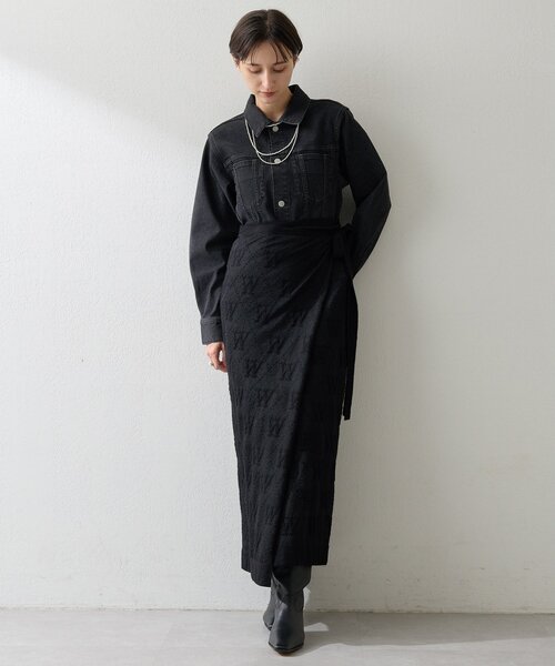 ストレッチデニムワンピース（ワンピース）｜Whim Gazette