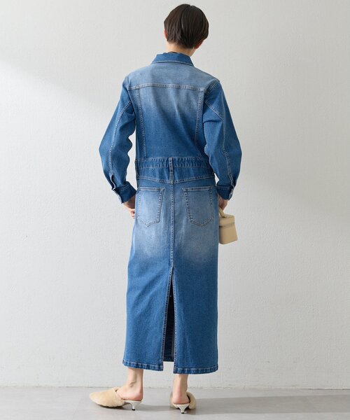 ストレッチデニムワンピース（ワンピース）｜Whim Gazette