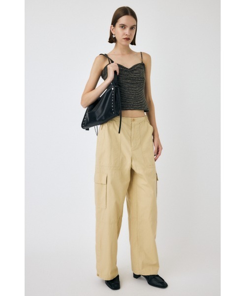 ✨美品　XG DRAWSTRING CARGO パンツ(MOUSSYコラボ) MOUSSY×X-girlコラボ☆ XG DRAWSTRING CARGOパンツ