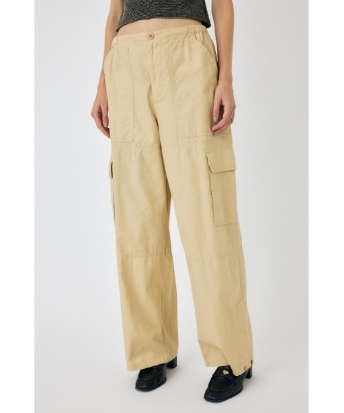 MOUSSY(マウジー)の「HARD EDIT MILITARY パンツ(カーゴパンツ・レディース・ベージュ/グリーン系その他2/ライトブラック・1/2)」の8枚目の写真