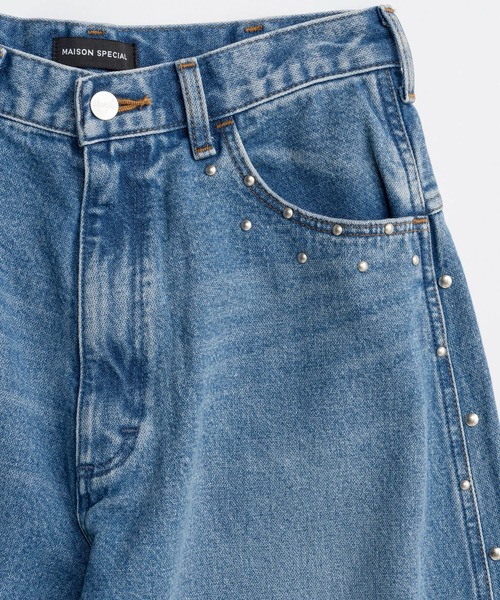 Wrangler×MAISON SPECIAL】Collaboration Studs Denim Pants