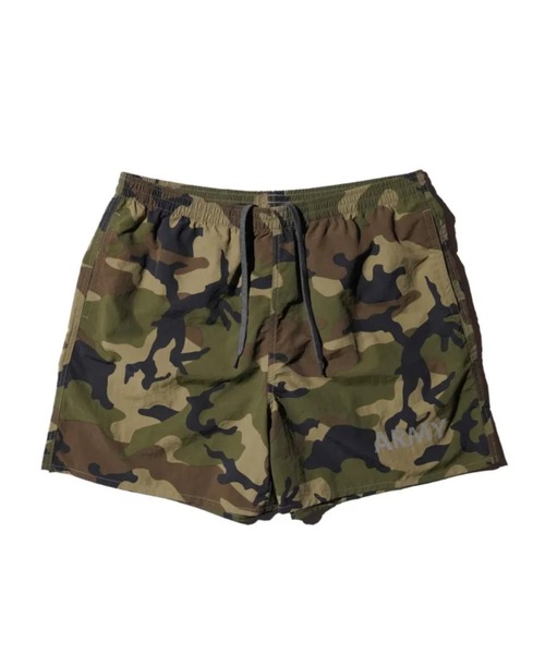 made in standard （メイドインスタンダード）の「【MADE IN STANDARD / メイドインスタンダード 】ARMY SHORTS /アーミープリント ショートパンツ/ユニセックス/水陸両用（その他パンツ・メンズ・ブラック/グレー/その他・L/M）」の7枚目の写真