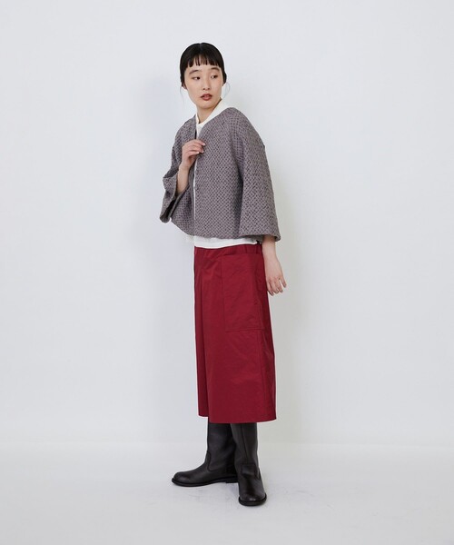 LOISIR（ロワズィール）の「インドコットンポプリンハンドスモッキングブラウスジャケット（シャツ/ブラウス・レディース・ブラック/モカ・FREE）」の22枚目の写真
