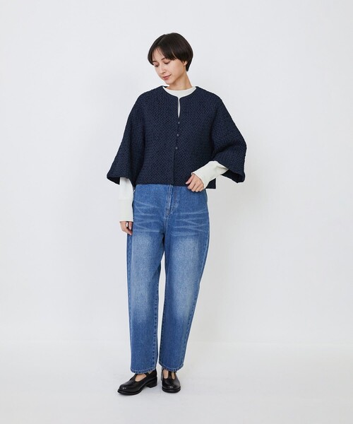 LOISIR（ロワズィール）の「インドコットンポプリンハンドスモッキングブラウスジャケット（シャツ/ブラウス・レディース・ブラック/モカ・FREE）」の11枚目の写真