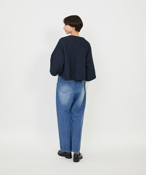 LOISIR（ロワズィール）の「インドコットンポプリンハンドスモッキングブラウスジャケット（シャツ/ブラウス・レディース・ブラック/モカ・FREE）」の9枚目の写真
