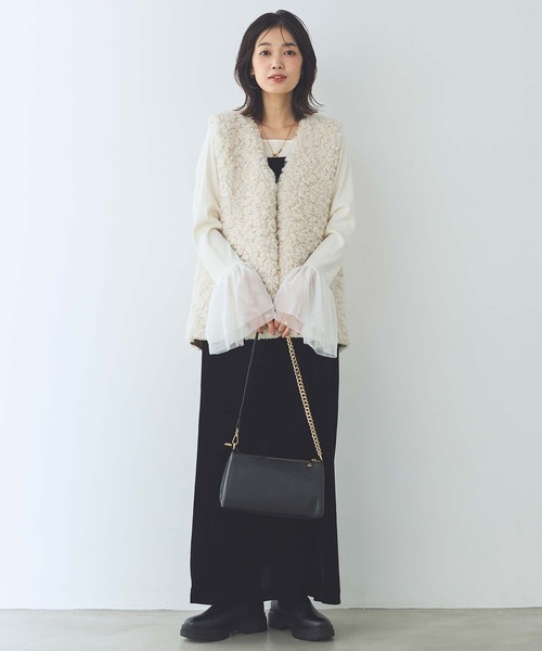 セール】LUカーリーファーミドルベスト（その他アウター）｜Gready