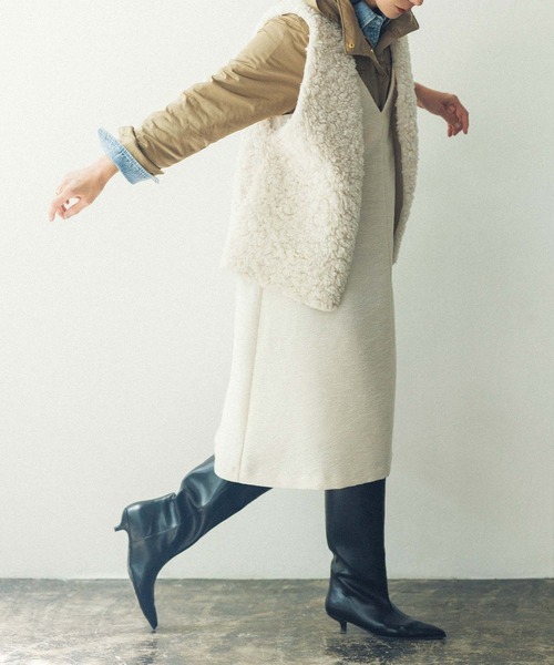 セール】LUカーリーファーミドルベスト（その他アウター）｜Gready