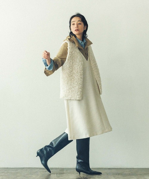 Gready Brilliant ＬＵカーリーファーミドルベスト Gready Brilliant｜LUカーリーファーミドルベスト | Rakuten Fashion