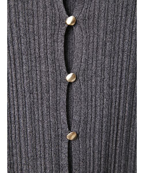 フレイアイディー　リブカーデ&キャミアンサンブル リブカーデ&キャミアンサンブル(アンサンブル)｜トップス｜FRAY