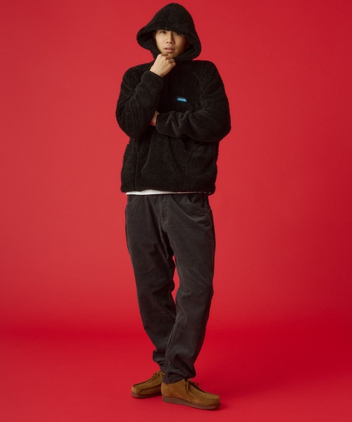 KAVU（カブー）の「KAVU/カブー Shaggy Parka/シャギークルーパーカー（パーカー・メンズ・ネイビー/ナチュラル/ブラック/オリーブ・MEDIUM/LARGE）」の6枚目の写真