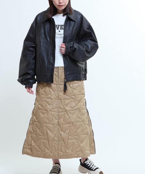 VINTAGE-LIKE SHEEP LEATHER ZIP BLOUSON（ライダースジャケット