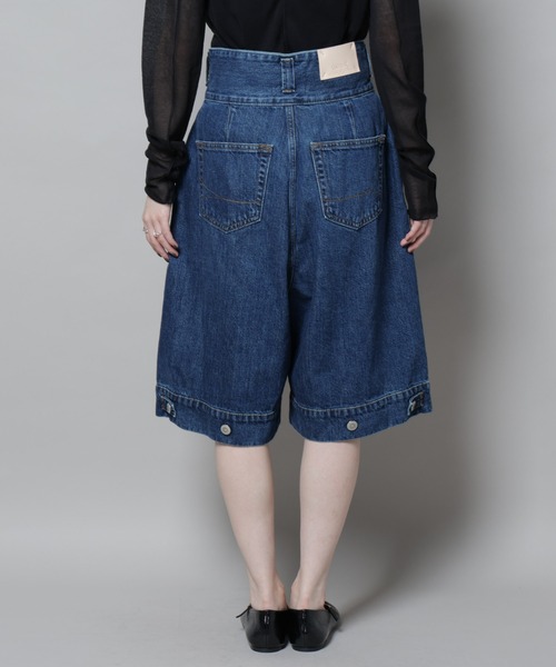 SOMETHING(サムシング)の「SOMETHING/TLEB HALF PANTS(デニムパンツ・レディース・ブルー・M)」の11枚目の写真