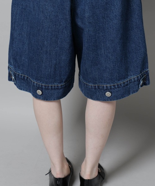 SOMETHING(サムシング)の「SOMETHING/TLEB HALF PANTS(デニムパンツ・レディース・ブルー・M)」の13枚目の写真