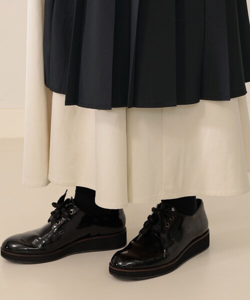 CAROLINA GLASER（カロリナ グレイサー）の「異素材 配色シャツ ワンピース（ワンピース・レディース・ホワイト系その他5/ラベンダー・ONE SIZE）」の7枚目の写真